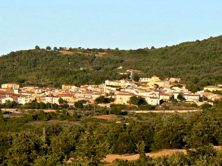 Panorama di Sant'Andrea di Conza da Ovest