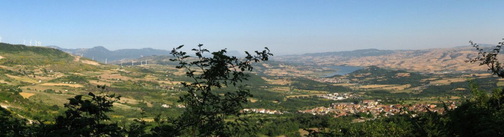 La valle dell’Ofanto dalla Loggia