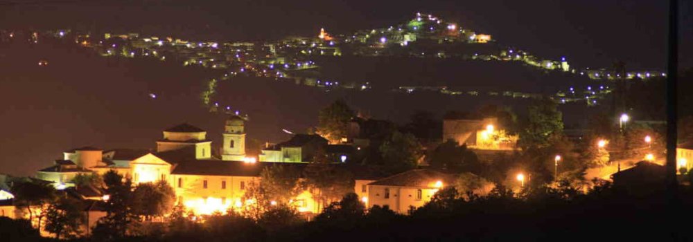 Sant’Andrea e Calitri (di notte)