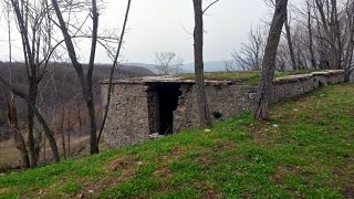 Vista posteriore del mulino