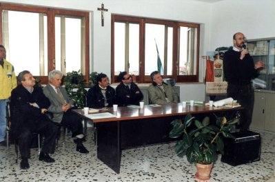 Cerimonia per l'inaugurazione della lapide a Michele Solimene