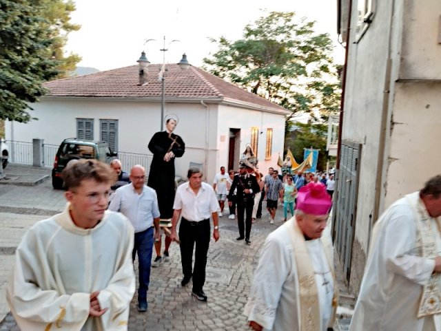 La processione sul Seminario