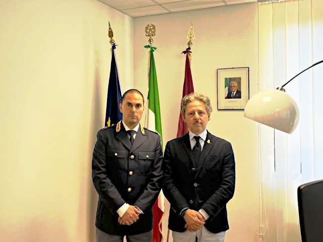 Il Dott. Luca Scolamiero e il Dott. Barilaro