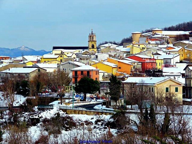 Vista di Sant'Andrea di Conza "da li cagge"