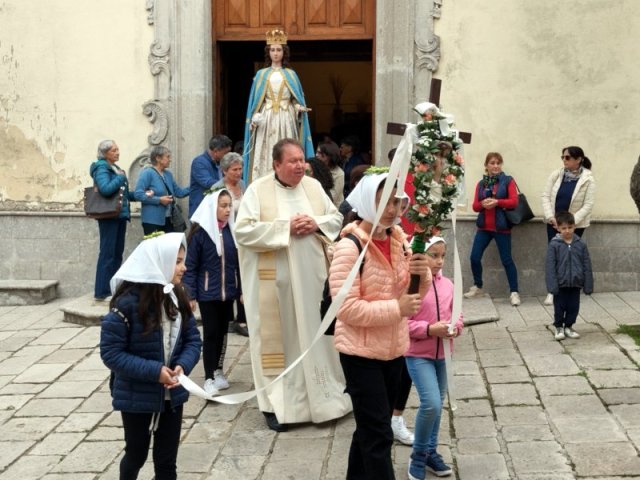 Uscita della statua della Madonna del Rosario