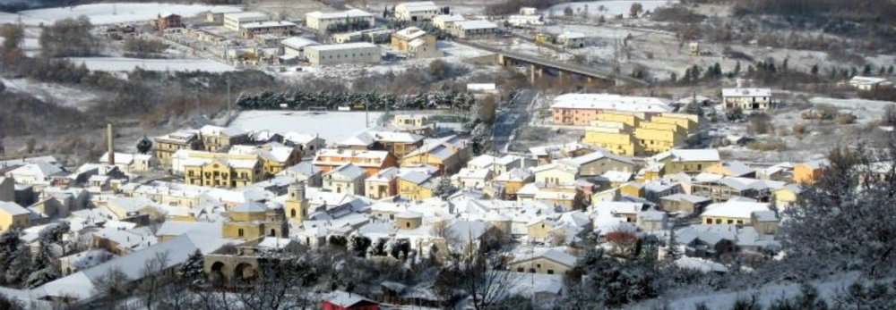 Sant’Andrea innevato (dalla Loggia)