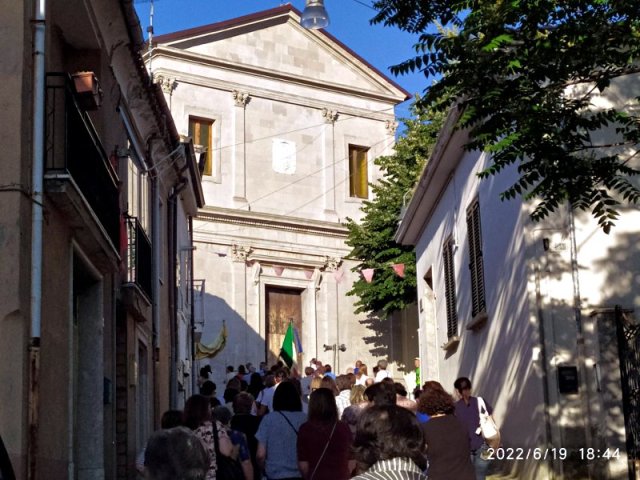 La processione del Corpus Domini verso San Michele